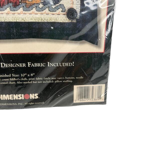 Debbie Mumm Vintage Noah's Ark Pillow Counted Cross Stitch Kit #72381 New - Picture 6 of 13